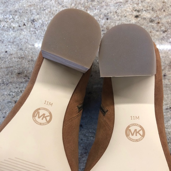 MK Suede Open Toe booties - Picture 4 of 8